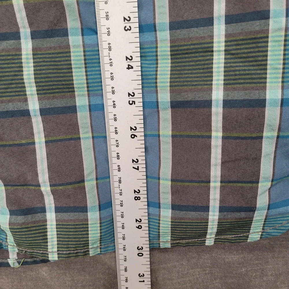 The North Face Mens Plaid Short Sleeve Button Up Shirt XXL‎